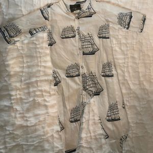 Kate Quinn Sail Boat Footed One Piece